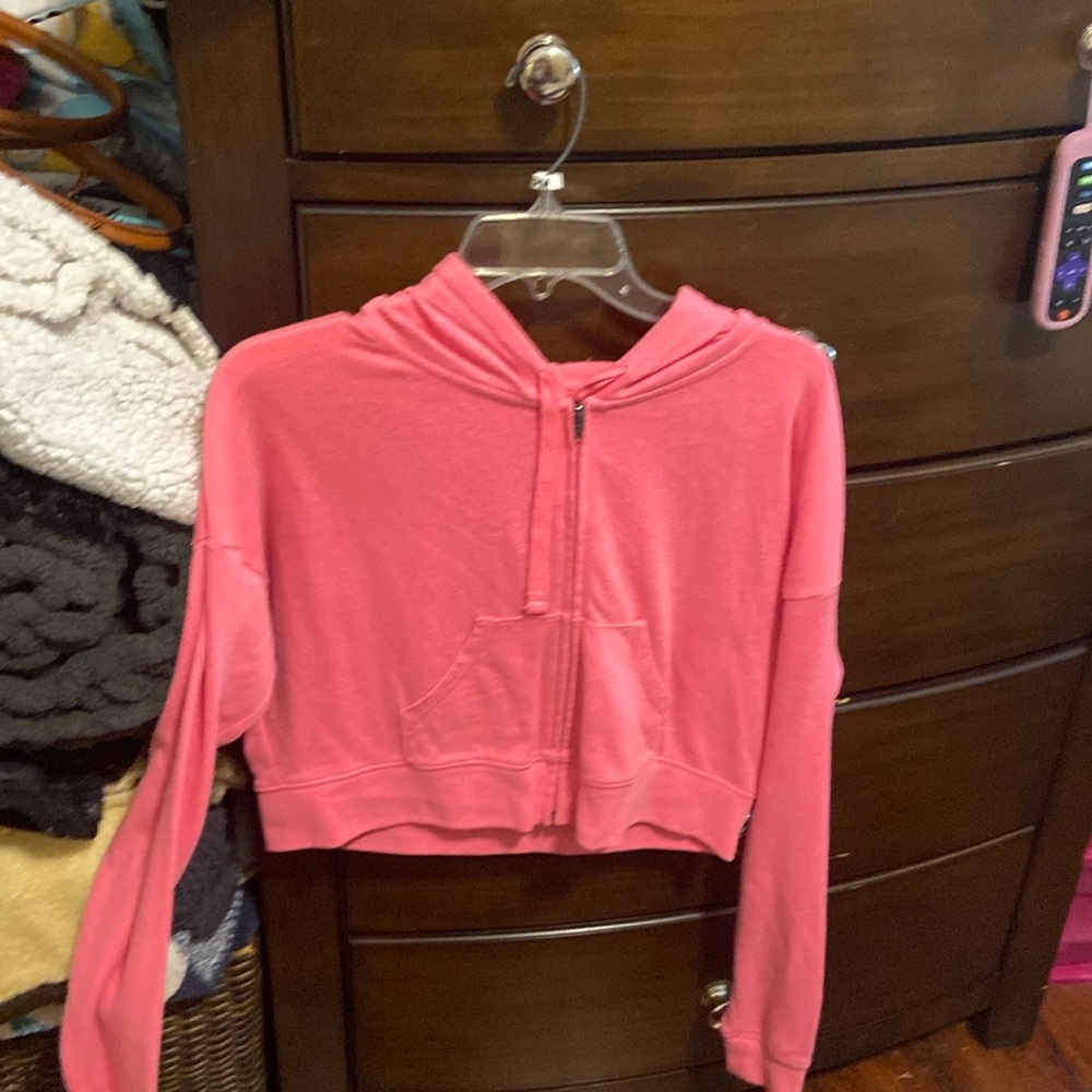 Cropped light jacket